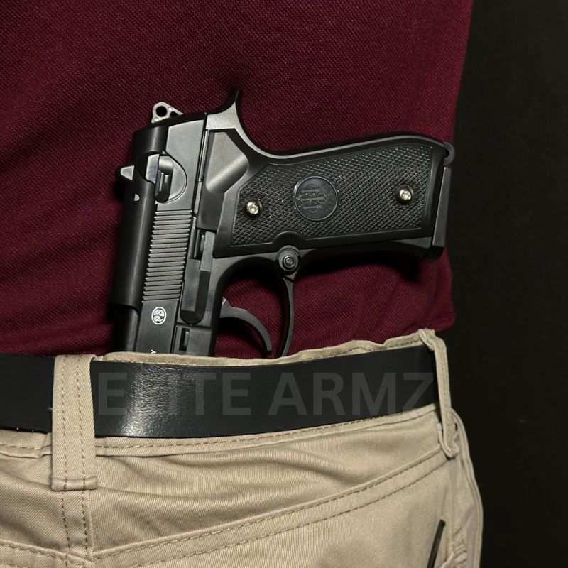 Black M92 Beretta Airsoft Toy Gun Realistic Design Safe Fun For Play