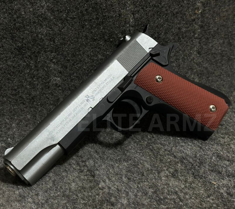 Silver Colt M1911 Airsoft Toy Gun Realistic Build, Durable Design & Perfect for Role Play