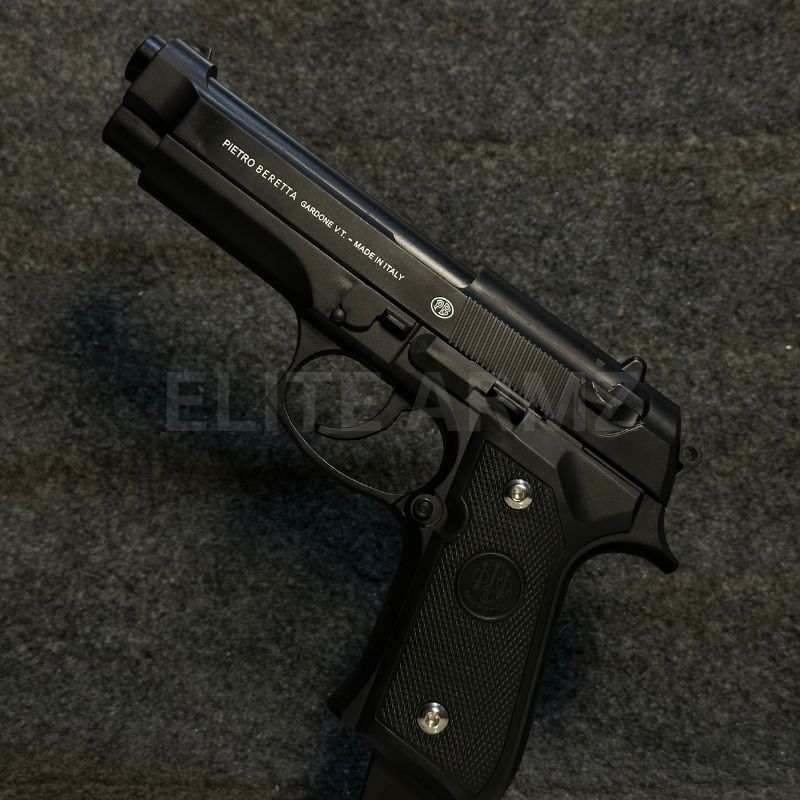 Black M92 Beretta Airsoft Toy Gun Realistic Design Safe Fun For Play